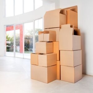 packed boxes