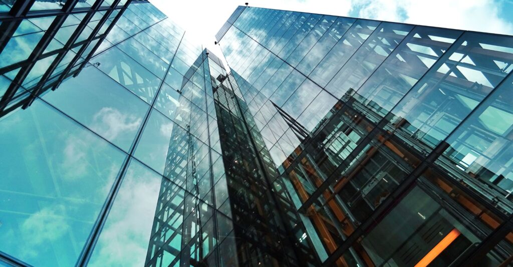 businesses in skyscrapers