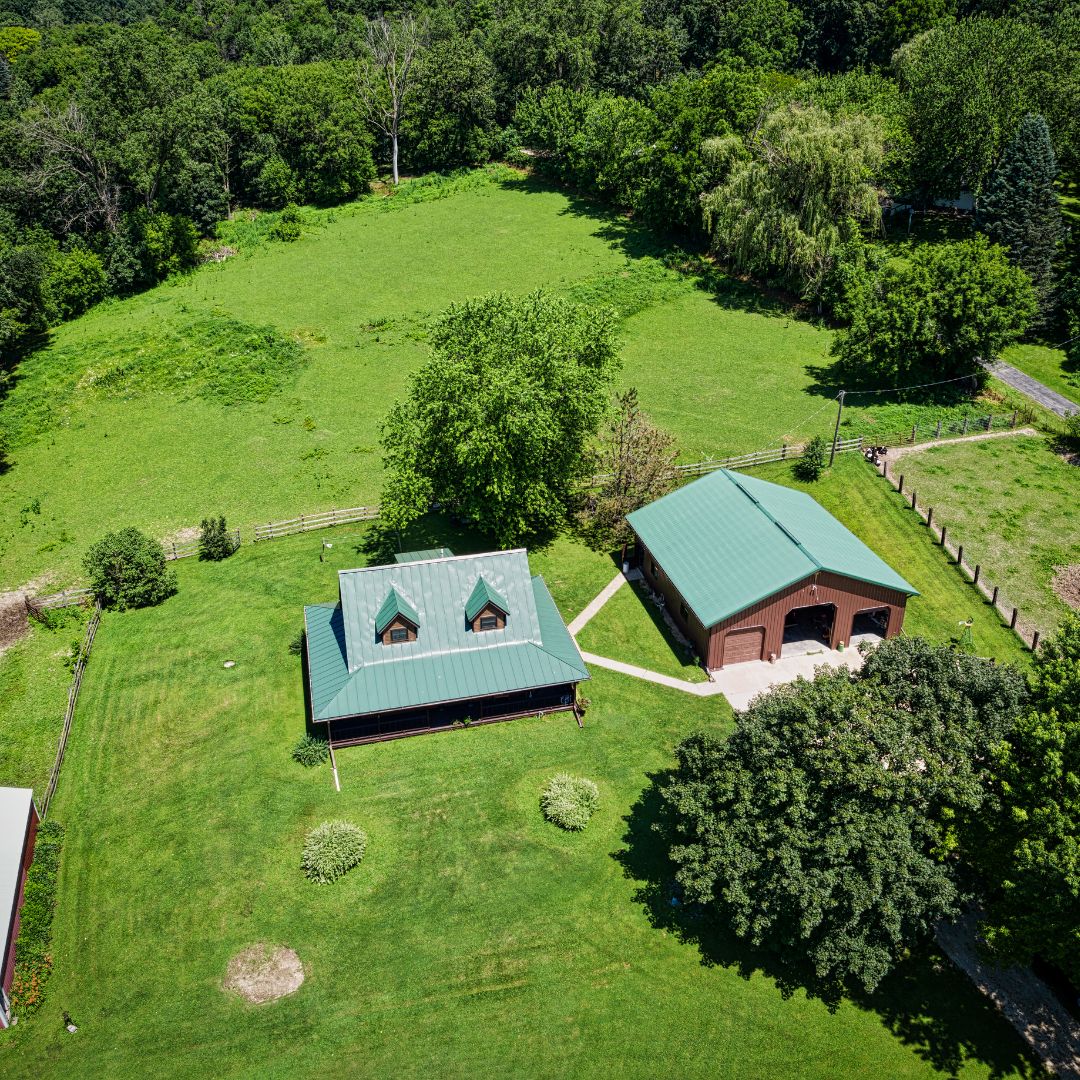 Plot of land with a house.