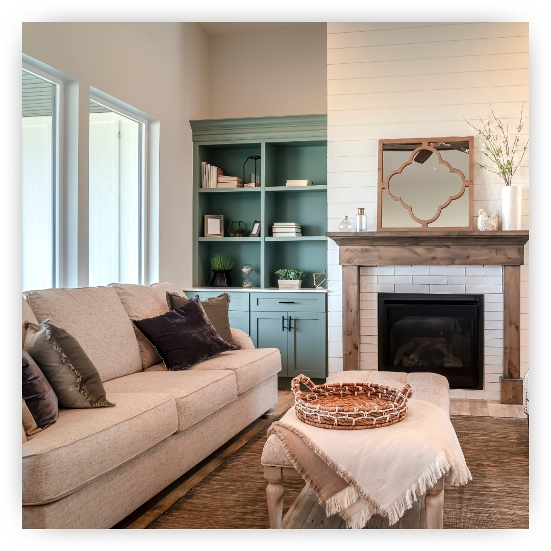 imaged of a staged room
